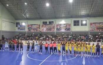 Tribun GOR Krapangit Gewab Membludak, Faturaya PUPR FC Tundukkan Caterpilar FC 4-2