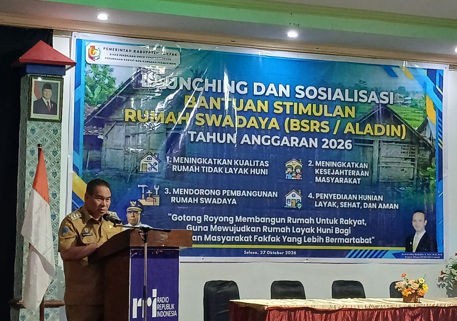 100 Unit Rumah Tidak Layak Huni di Fakfak Bakal Diperbaiki Melalui Program BSRS Tahun 2026