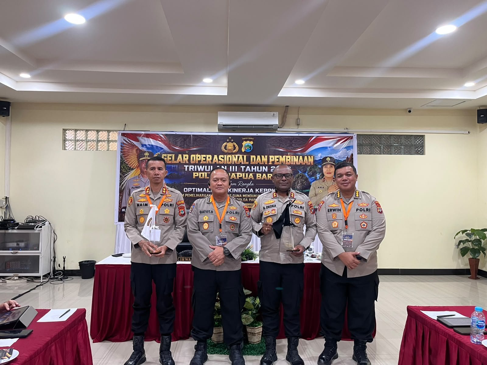 Polres Fakfak Kembali Raih Nilai Tertinggi GO TW III Polda Papua Barat di Bawah Kepemimpinan AKBP Naim Ishak