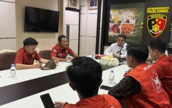 ARUN Sumsel Bahas Penanganan Karhutla Bersama Ditreskrimsus Polda Sumsel