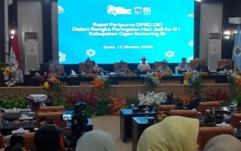 Paripurna HUT ke-81 OKI, Farid Hadi Sasongko Ajak Perkuat Komitmen untuk Kemajuan Daerah