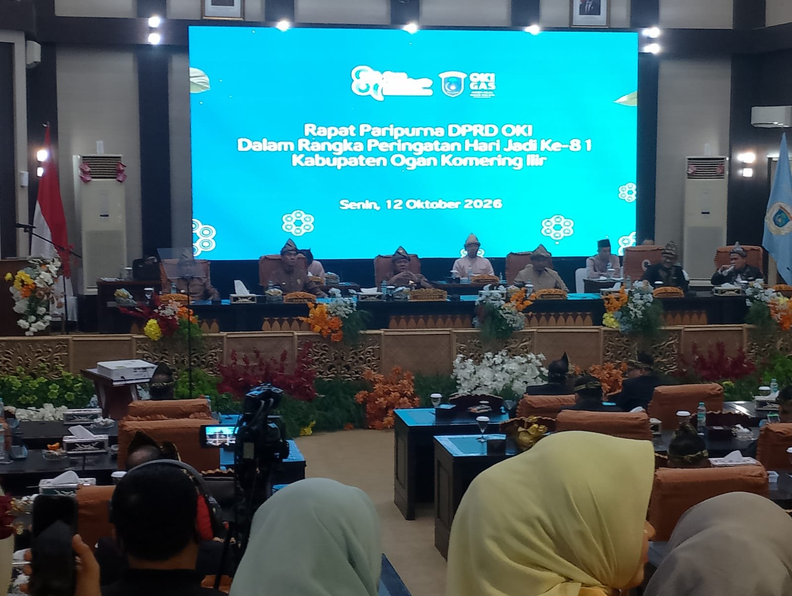 Paripurna HUT ke-81 OKI, Farid Hadi Sasongko Ajak Perkuat Komitmen untuk Kemajuan Daerah