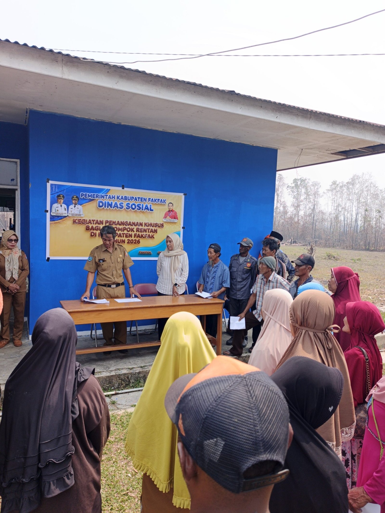 Dinsos Fakfak Perkuat Perlindungan Sosial, Rosani Said Pimpin Kegiatan di Dua Distrik