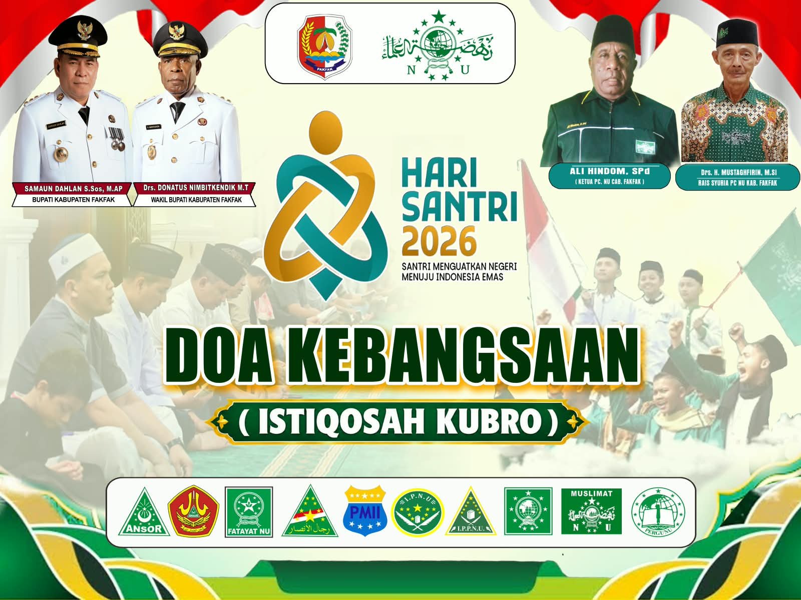 Di Tengah Kabut Asap, PCNU Fakfak Ajak Umat Islam Berdoa Bersama Lewat Istighotsah Kubro