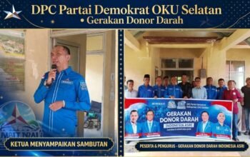 HUT ke-25 Demokrat, Donor Darah Jadi Wujud Pengabdian Nyata di OKU Selatan