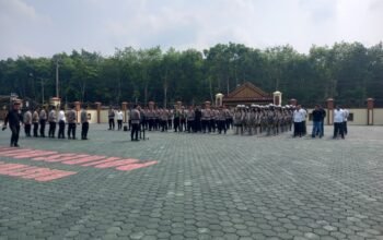 Polres OKU Timur Gelar Simulasi Sispam Mako dan Sispam Kota, Antisipasi Unjuk Rasa