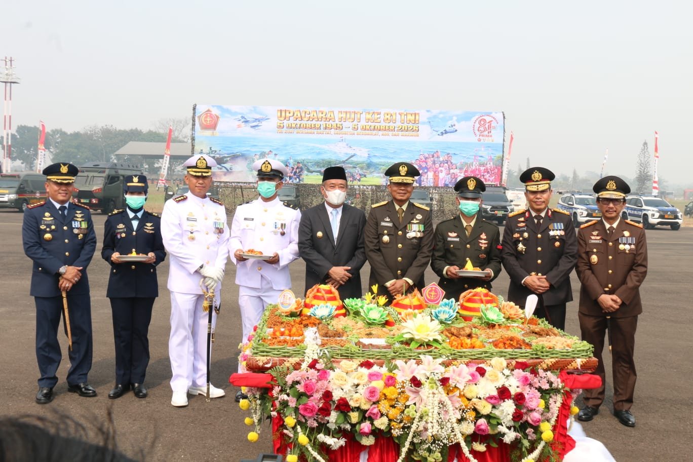 Kapolda Sumsel Hadiri HUT ke-81 TNI, Perkuat Soliditas TNI-Polri di Bumi Sriwijaya