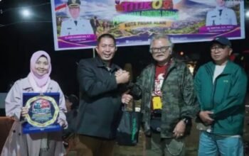 Ludi Oliansyah Resmikan Titik Nol Pendakian Gunung Dempo dan Camping Ground Serame