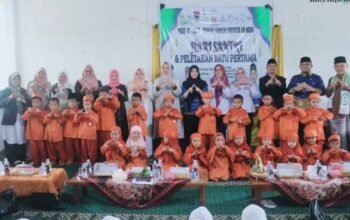 Wawako Bertha Letakkan Batu Pertama Pembangunan Kelas SD IT Rumah Tahfizh An Naba