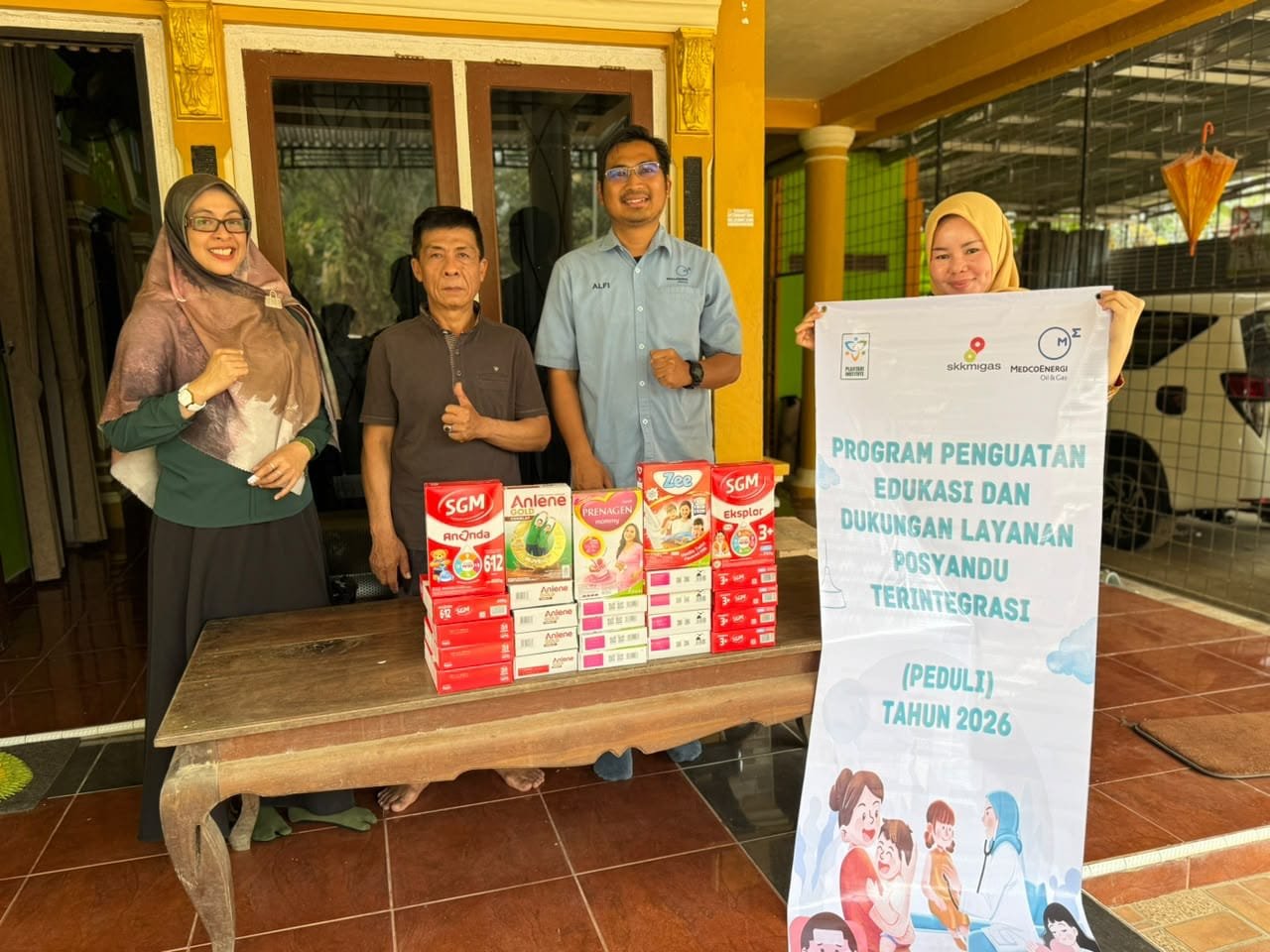 Peduli Dampak Karhutla, Medco E&P dan SKK Migas Salurkan 2.800 Kotak Masker untuk Warga Muba