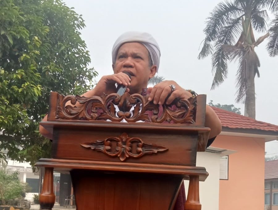 SMKN 4 Palembang Dorong Sholat Istisqa Berjamaah, Sumin Eksan Ulas Kemarau dari Sisi Geografis dan Agama