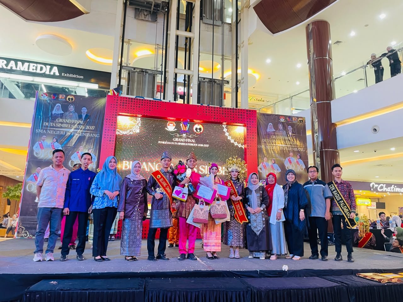 63 Peserta Bersaing, Rivan dan Syafah Terpilih sebagai Bujang Gadis Simbel SMAN 19 Palembang 2026