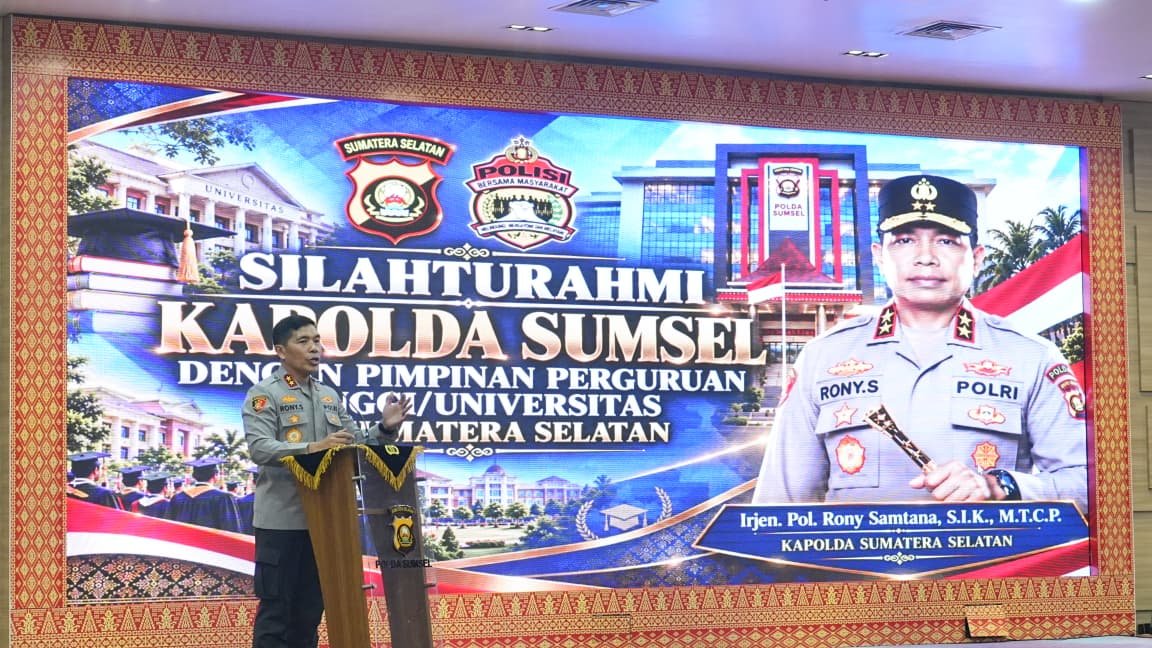 Kapolda Rony Samtana Ajak 61 Perguruan Tinggi Bersinergi Jaga Kamtibmas Sumsel