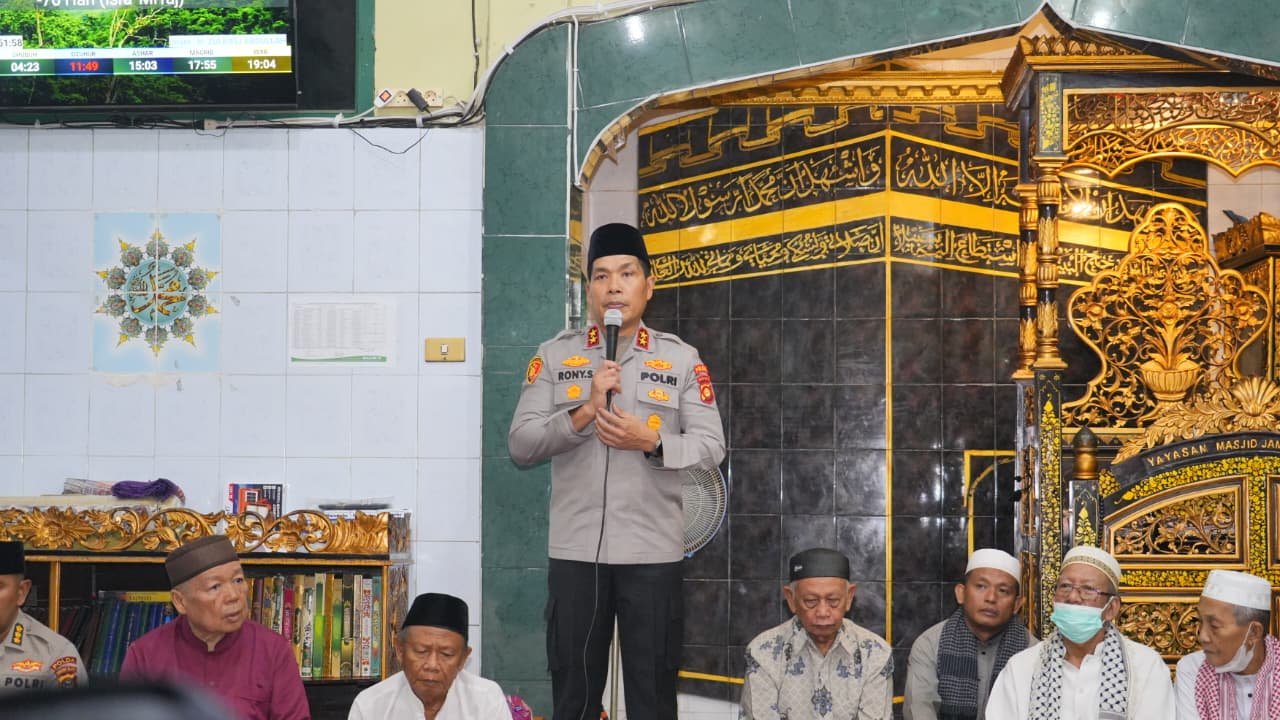 Subuh Keliling di Palembang, Kapolda Sumsel Perkuat Silaturahmi dan Kamtibmas