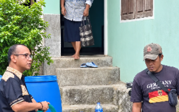 Warga Lusiperi Kesulitan Air Bersih, PUPR2KP Fakfak Bergerak