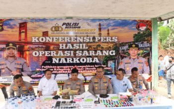 Sikat 40 Titik Rawan Narkoba, Polda Sumsel Sita 1.067 Gram Sabu dan 17 Butir Ekstasi